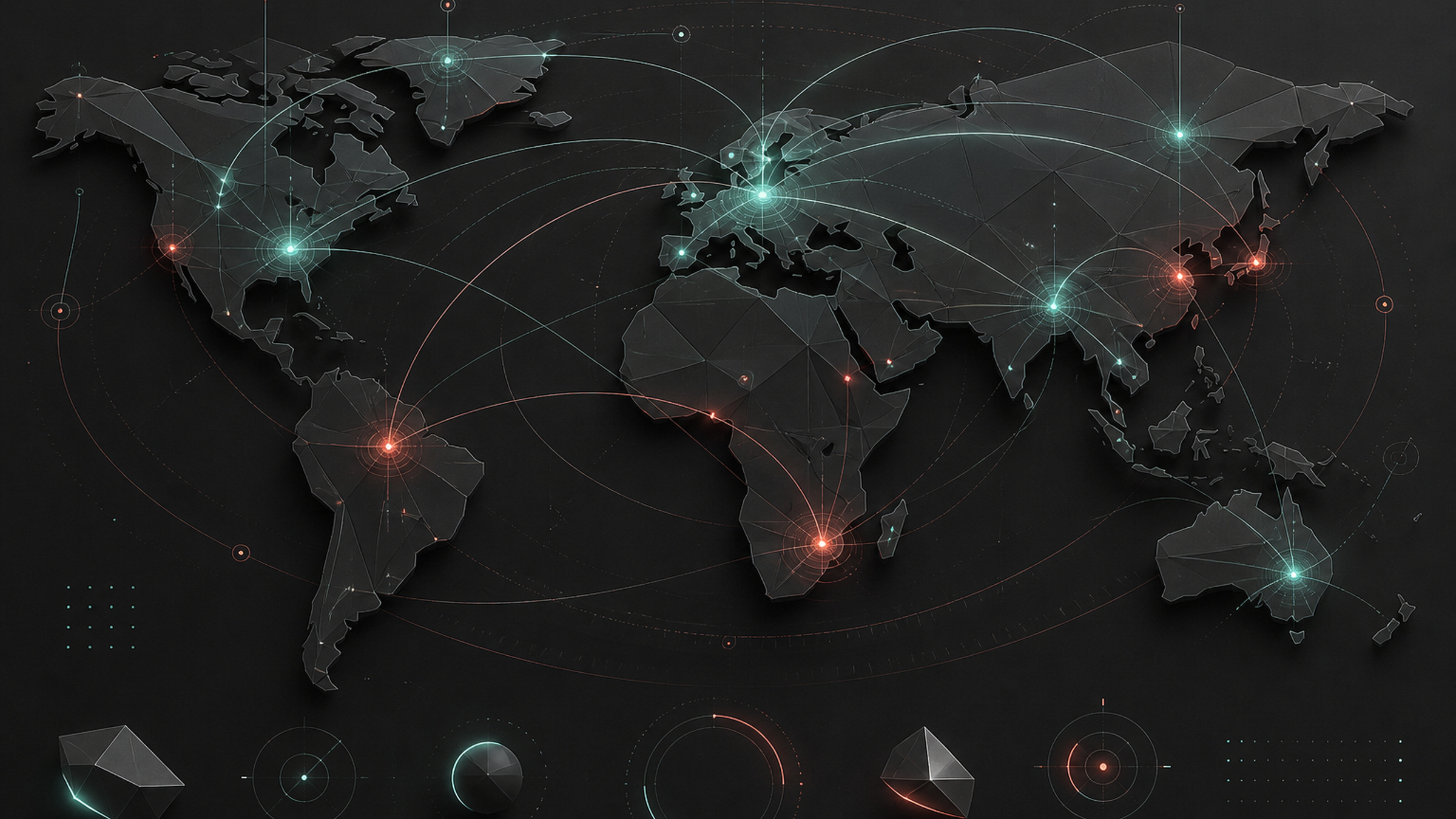 Map showing Whitesands’ Miami headquarters and manufacturing network across six countries.